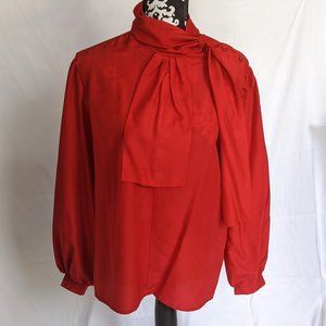 Vintage Red Blouse